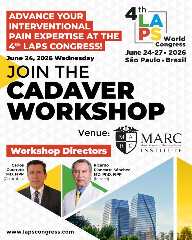 Cadaver Workshop of the 4th LAPS World Congress